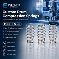 Profils de ressorts de compression hélicoïdaux en acier inoxydable industriel sur mesure pour machines EVERLINK EL-13 OEM en vrac