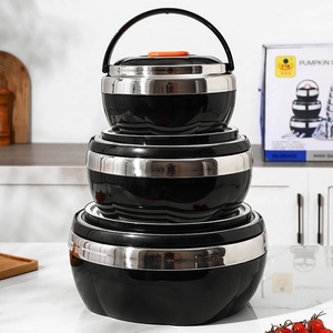 25Pcs <span class=keywords><strong>Set</strong></span> Peralatan Makan Stainless Steel <span class=keywords><strong>Set</strong></span> Penghangat Makanan Terisolasi Tempat Penyimpanan Makanan dan Cangkir <span class=keywords><strong>Set</strong></span> Peralatan Makan untuk Berkemah dan Pesta - Product Image 5