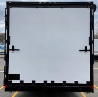 Remorque de moto pliable et extensible à grande capacité avec double porte arrière, idéale pour les commandes en gros, en promotion
