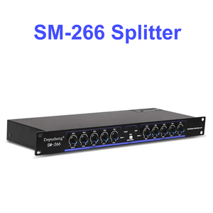 Depusheng SM266 Profesional 10 canales Divisor de señal de <span class=keywords><strong>audio</strong></span> Dispositivo de <span class=keywords><strong>audio</strong></span> Procesador digital <span class=keywords><strong>DSP</strong></span> - Product Image 5