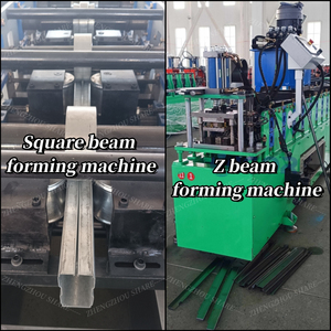 Macchina per la formatura di rulli perforati ad alta precisione per ripiani in metallo per supermercati industriali macchina per ripiano quadrato - Product Image 2