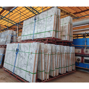 Losas de Porcelana Brillante con Aspecto de Mármol, Azulejos de Porcelana Blanco Hueso, Losas de Piedra de Mármol para Cementerio, Pared de Piedra Sinterizada con Colores Rosa - Product Image 1