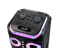 Haut-parleur d'extérieur USB OEM JBR-1231, 12 pouces, grand bouton, 80W, 100 aimants, basses+aigus, avec microphone sans fil à double charge pour DJ