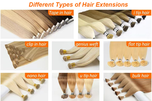 Extensiones <span class=keywords><strong>de</strong></span> Cabello Humano Virgen Europeo con Cutícula Alineada, Clip sin Costuras, Precio al por Mayor - Product Image 5