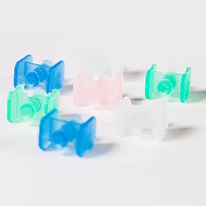 Plastic colorful disposable luer lock syringe rapid fill stopper / connector for luer lock syringe