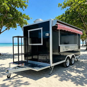 <b>Concession</b> Food Cart Food Cart Food Shop Mobile Kiosk Cart Commercial Cart Restaurant Commercial Service Window Food Truck - Product Image 5