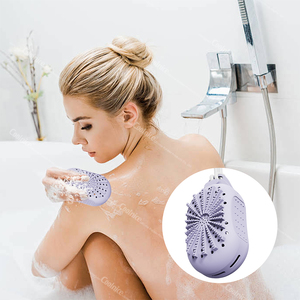 Pochette exfoliante en silicone pour savon, pour mousser et sécher les savons solides sous la douche - Product Image 2