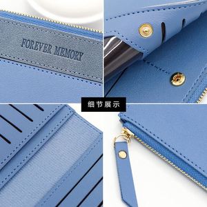 Cartera Larga Elegante para Mujer con Cierre y Monedero, Bolso de Mano Moderno para Regalo - Product Image 3