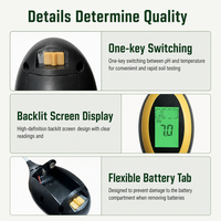 IMHOO Testeur de sol 4 en 1 avec écran LCD, humidité, pH, lumière, température pour serre, ODM, CE, hydroponie
