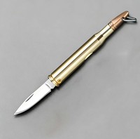 Couteau pliant en acier inoxydable avec poignée en alliage de zinc, porte-clés, couteau de poche EDC pour la randonnée et le camping