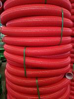 Tuyau d'aspiration en PVC spirale robuste et résistant à l'usure, flexible et nervuré, pour l'extraction d'or, le dragage de sable et les eaux usées