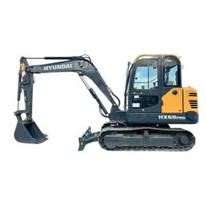 Excavadora Hyundai HX60 Pro Edition de 6 Toneladas con Flujo Hidráulico Mejorado, Motor Diésel Yanmar Stage V, Excavadora Compacta de Grado Profesional - Product Image 1