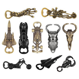 Accesorios de vino personalizados, abridor portátil, abridor de botellas de cerveza sostenible, abridor de botellas de metal de aleación de zinc de acero inoxidable - Product Image 1