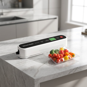 Mini Sellador al Vacío Eléctrico de 120W con Indicador LED, Dispositivo Semiautomático para la Conservación de Alimentos en el Hogar - Product Image 4