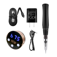 Machine de tatouage numérique Semi-permanente, kit de cosmétique numérique sans fil pour le Microblading des sourcils, w