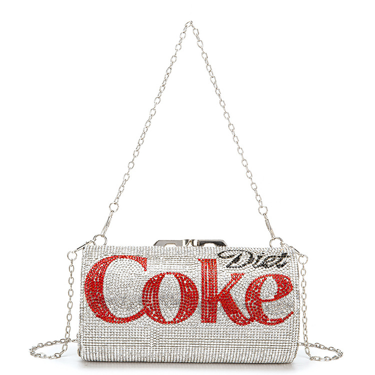 Funny Coke Handbag Cans Box Ladies Shoulder Creative Girl Chain Phone Bag Purse Funny Coke Handbag Cans Box Ladies Shoulder Creative Girl Chain Phone Bag Purse