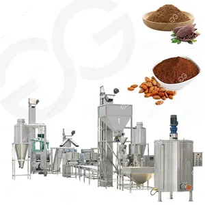 Gelgoog CE Approved Industrial Cacao Bean Powder Making Machine Cocoa Powder Processing Machine for Sale