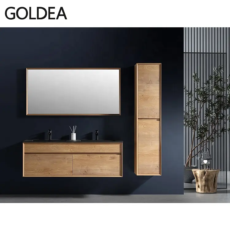 Kreta Onmogelijk Decoratief European Style Modern Floating Bath Top Double Sink Bathroom Vanity Cabinet  Sets With Sink - Buy Double Sink Bathroom Vanity,New Hotel Quality Luxury  Led Mirror Bathroom Cabinet Vanity Furniture,Washroom Sink Cabinet Set Mdf  Wooden Toliet ...