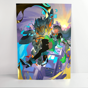 Folha de ouro personalizada Art Prints Paper Poster Video Game Honkai Star Rail Firfull Flyshine Ilustração Decoração Wall Print <span class=keywords><strong>Posters</strong></span> - Product Image 1