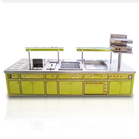 Peralatan Dapur Komersial Industri Gastronomi Stainless Steel Bertenaga Gas Garansi 3 Tahun Model Zhonghui 008 Mudah Dibersihkan