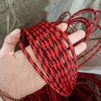 Corde tressée en nylon 16 brins Canada16, blanc, noir, rouge, 6 mm, corde tressée en polyester enroulée, emballage agricole, prix usine