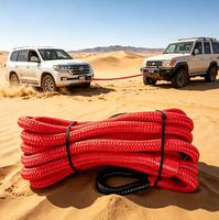 Corde de récupération cinétique 7/8 po x 30 pi, 30 000 lb, corde de récupération tout-terrain haute résistance pour camion, SUV, VTT, UTV, logo personnalisé
