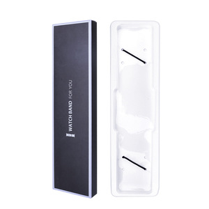 Boîte d'emballage portable en papier argenté Eraysun pour bracelets en métal, caoutchouc et nylon, organisateur de cadeaux pour montres connectées - Product Image 4