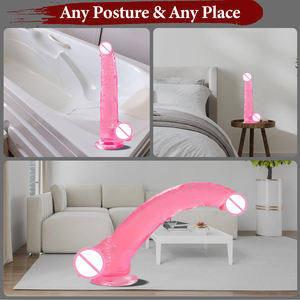 Gelance Großer 11,61-Zoll Dicker Silikon-Saugnapf-<span class=keywords><strong>Dildo</strong></span> mit Lebensechtem Hautgefühl Weich Rosa Wasserdicht für Frauen & Männer - Product Image 5