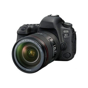 Appareil photo numérique reflex plein format 6D Mark II d'occasion avec objectif standard, caméra reflex numérique HD d'occasion, caméra vidéo professionnelle - Product Image 1