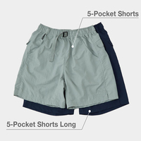 Shorts cargo d'été pour hommes de haute qualité, en nylon, personnalisés, à séchage rapide, légers, résistants aux déchirures, imperméables, décontractés, pour la randonnée