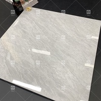 Carreaux de Porcelaine Brillants de Foshan 60x60, Sol Effet Marbre Porcelanato pour Salon