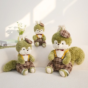 Adorable Peluche Souris <span class=keywords><strong>Dessin</strong></span> <span class=keywords><strong>Animé</strong></span> Série <span class=keywords><strong>Noisette</strong></span>, Rembourrée en Coton PP Ultra Douce, Jouet Tendance pour Bébé, Cadeau de Nouvel An et d'Anniversaire - Product Image 2