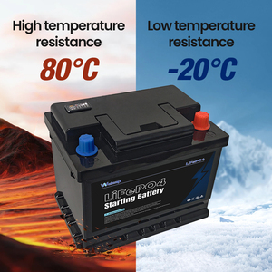 可回收12V 60Ah/70Ah LFP启动电池，冷启动800CCA DIN 60/DIN 70，SUV启动电池 - Product Image 1