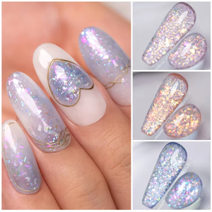 Esmalte de Gel con Purpurina Camaleón, Lentejuelas Coloridas, Manicura Semipermanente, Esmalte de <span class=keywords><strong>Uñas</strong></span> en Gel - Product Image 4