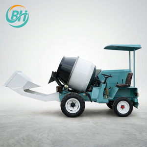 Bétonnière mobile autochargeante 0,5 m³ montée sur véhicule, malaxeur à ciment rotatif, prix de vente - Product Image 1