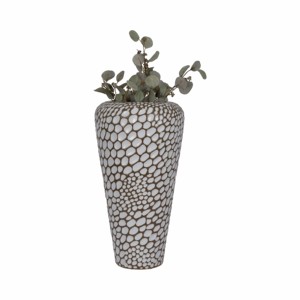 Vaso da terra moderno in ceramica affusolato, vaso decorativo per fiori, per soggiorno, scultura d'arredo da tavolo - Product Image 2