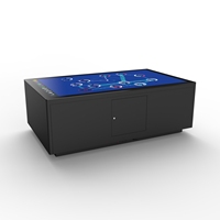 Prix d'usine 86 pouces Android Windows 4k étanche jeu Restaurant café multi interactif table à écran tactile