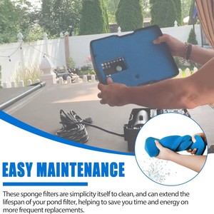 Éponge de remplacement pour filtre CUF-6000, 660 GPH, filtre pour fontaine de bassin, feutre en PP, filtre à liquide - Product Image 3