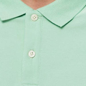 Polo tricoté blanc pour hommes, simple, vêtements décontractés - Product Image 3