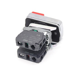 Agujero de montaje Kelly de 22mm, rojo, verde, pulsador de dos colores, interruptor doble momentáneo de retorno automático de metal 1NO <span class=keywords><strong>1NC</strong></span> Wenzhou - Product Image 5