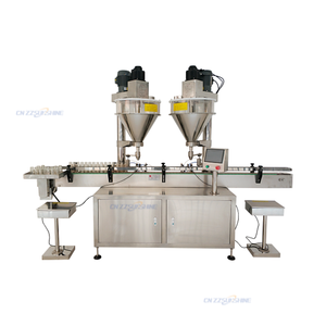 Machine de remplissage de poudre entièrement automatique à double tête avec corps en acier inoxydable, prise en charge du remplissage quantitatif de poudre dans les bouteilles et les canettes - Product Image 3