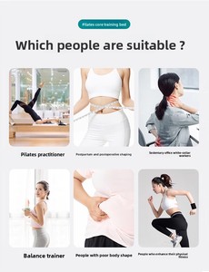 Máquina de Pilates <span class=keywords><strong>Reformer</strong></span> de Madera de Roble Norteamericano, Cama de Madera de Lujo con Base de Madera - Product Image 5