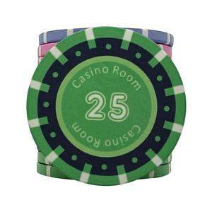 Fichas de póquer de cerámica de 39mm, logotipo personalizado con valor en efectivo, fichas redondas para juego de casino, muestra gratis, diseño gratis, 10g - Product Image 6