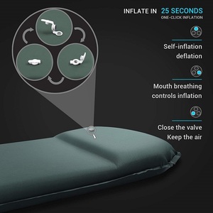 Tapis de couchage de <span class=keywords><strong>Camping</strong></span> ultra-épais à auto-gonflage, mousse élastique rapide, Durable, avec oreiller, 1 pièce - Product Image 3
