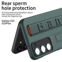 Étui de protection sport GKK S24/S25/S23 Ultra antichoc 360° avec protection de l'appareil photo, coque coulissante en PC, sangle, étanche