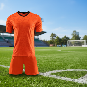 Conjunto de Ropa Deportiva de Fútbol Unisex de Pakistán, Jersey y Pantalones Cortos de Fútbol Personalizados OEM, Transpirables, 100% Poliéster, Suministro Directo, Corte Automatizado - Product Image 3