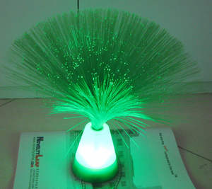 J & R Multicolor LED Fibra Óptica Flor Lámpara San Valentín Festival Atmósfera USB Batería Decoración - Product Image 3