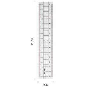 Deli Ruler Set 15cm 4-Piece Transparent Plastic Math Tools Student Use - Product Image 5