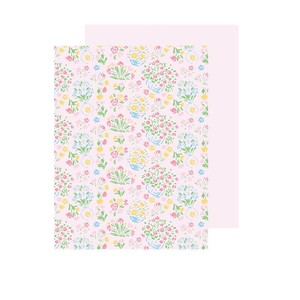 Nouveau papier d'emballage floral en herbe, papier d'emballage floral peint à la main, papier d'emballage floral frais - Product Image 5