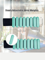 Pesas de tobillo 2Lbs 2Kg Pulsera de mano de silicona Pesas de gimnasio a granel Pesas De Muneca Pulsera ajustable suave Peso de muñeca para piernas